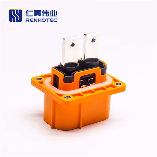 PDU Hvsl Cable Connector Electric Vehicle Hvil EV High Voltage 2pin 200A 250A Plug and Socket for 70mm2 / 50mm2 Cable