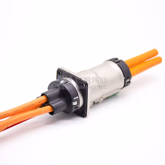 Metal Shell Hvil 3pin 16A 23A 35AMP Connector Straight 180 Degree DC Power Cable Plug Socket for PDU Battery Motor Controller