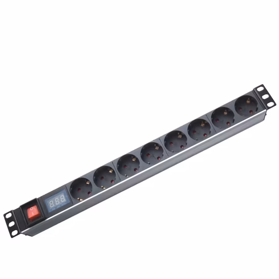 Socket 16A 8 Way PDU with off/on Switch Power Supply Socket